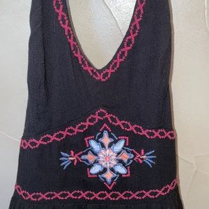 Hollister Embroidered Dress XS